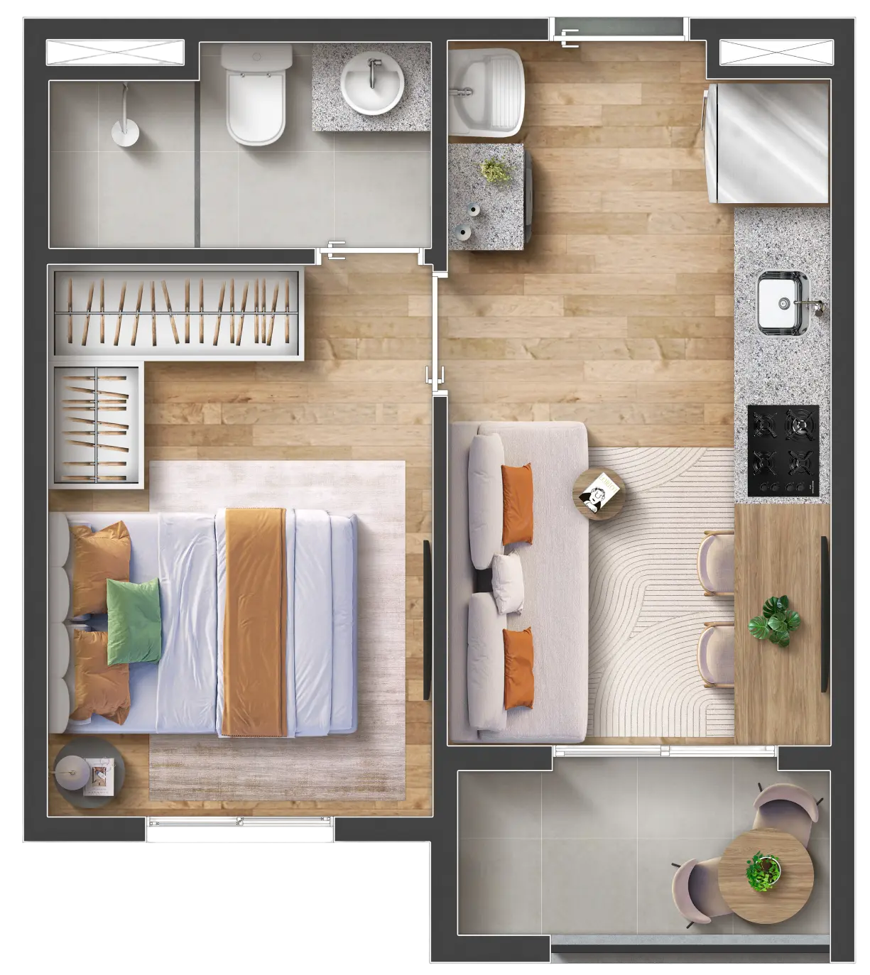 MITZ_VILA_SONIA_PLANTA_TIPO_C2_OPÇÃO_HRopcao1quarto 1